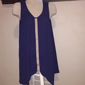 Anthropologie Pleione Sharkbite Blouse